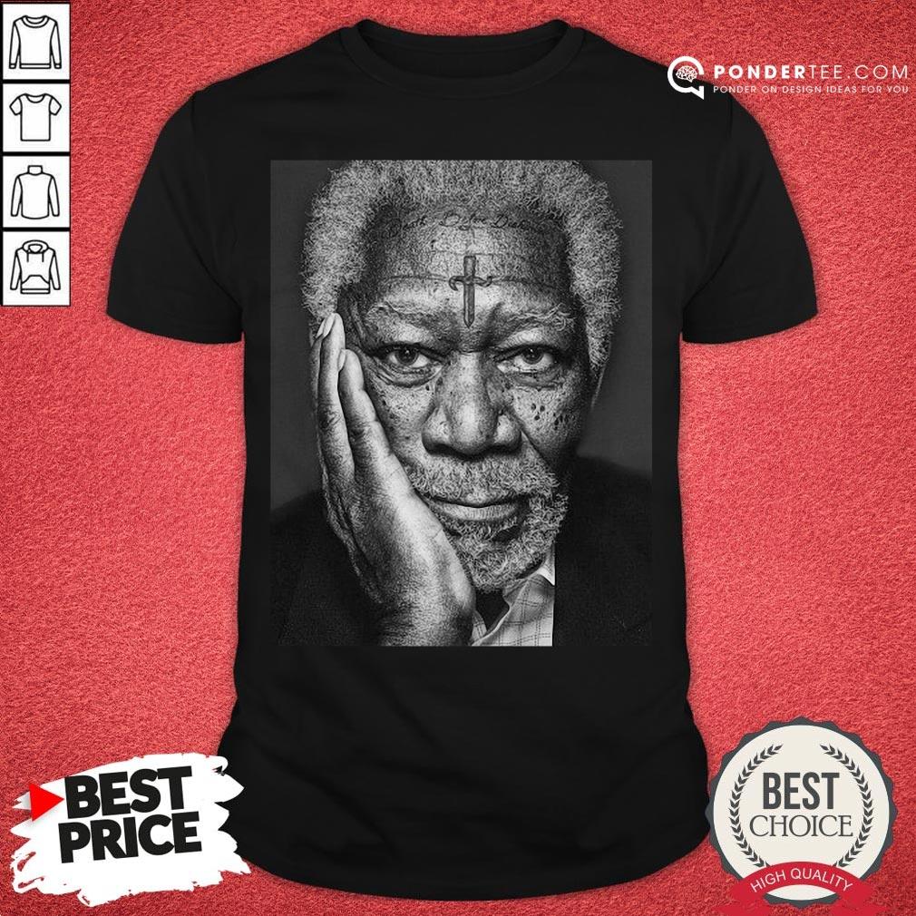 Morgan Freeman Photographed Shirt