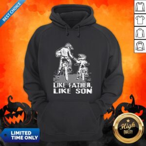Alternative view of Motocross Dirt Bike Like Father Like Son Biker Lovers Shirt