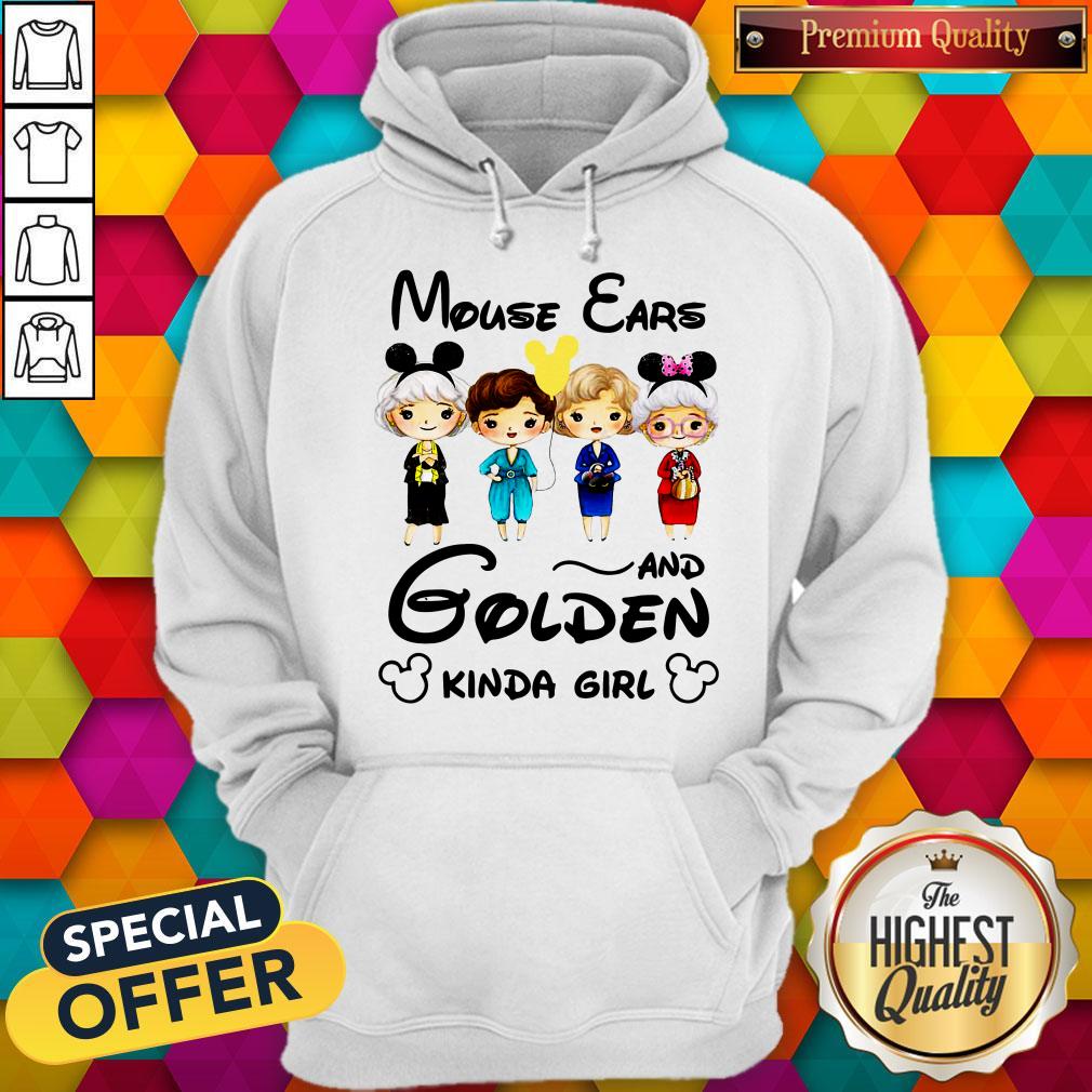 Mouse Ears And Golden Kinda Girl Shirt - Image 2