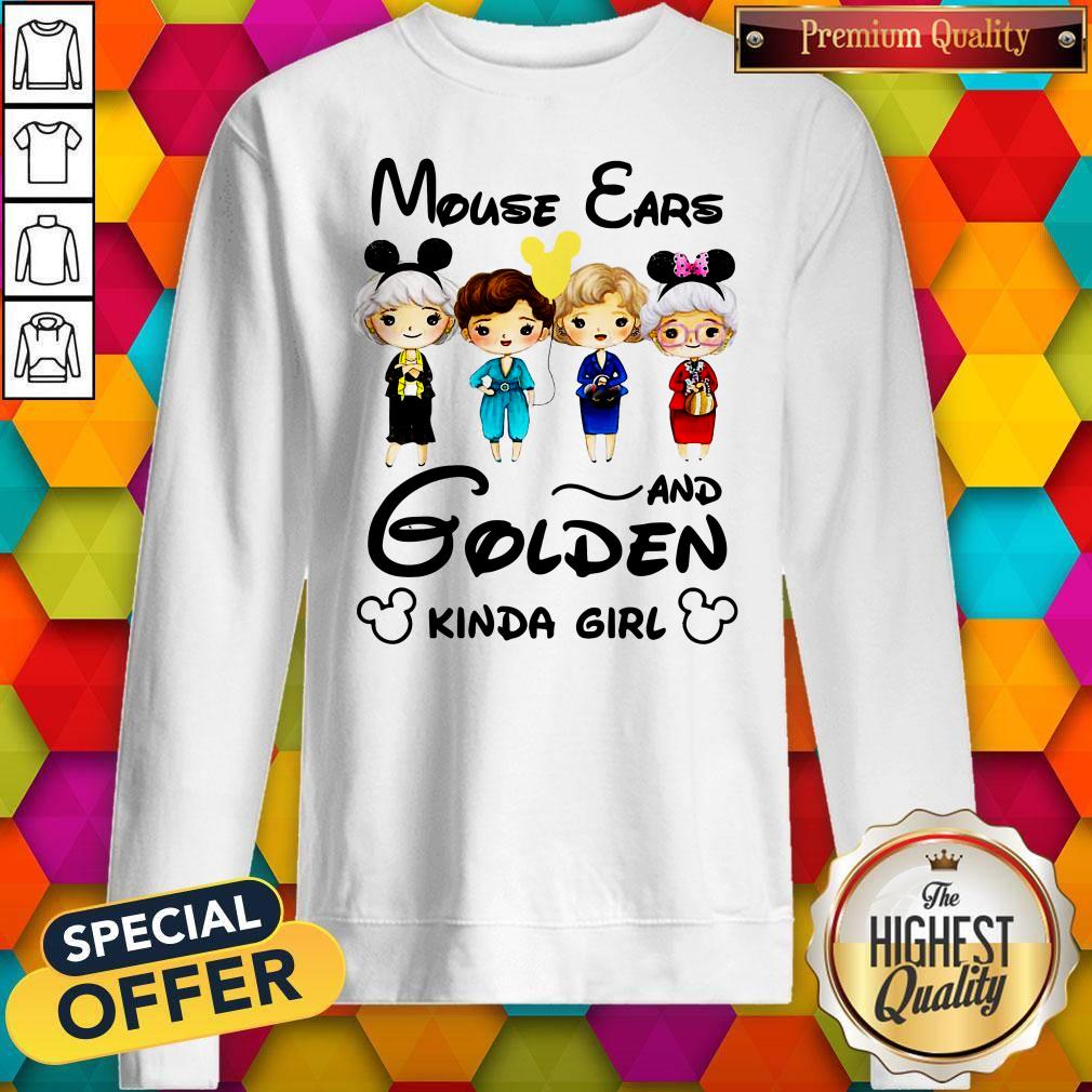 Mouse Ears And Golden Kinda Girl Shirt - Image 5