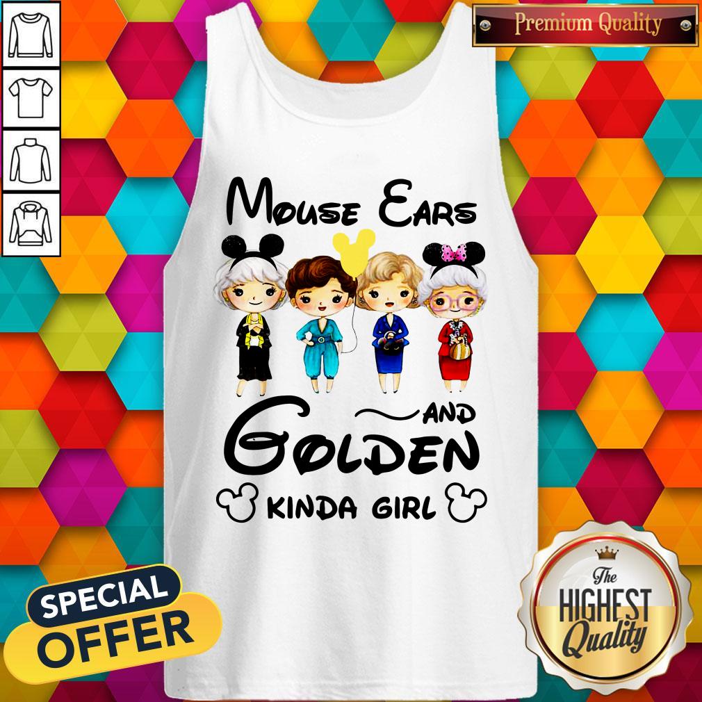 Mouse Ears And Golden Kinda Girl Shirt - Image 4