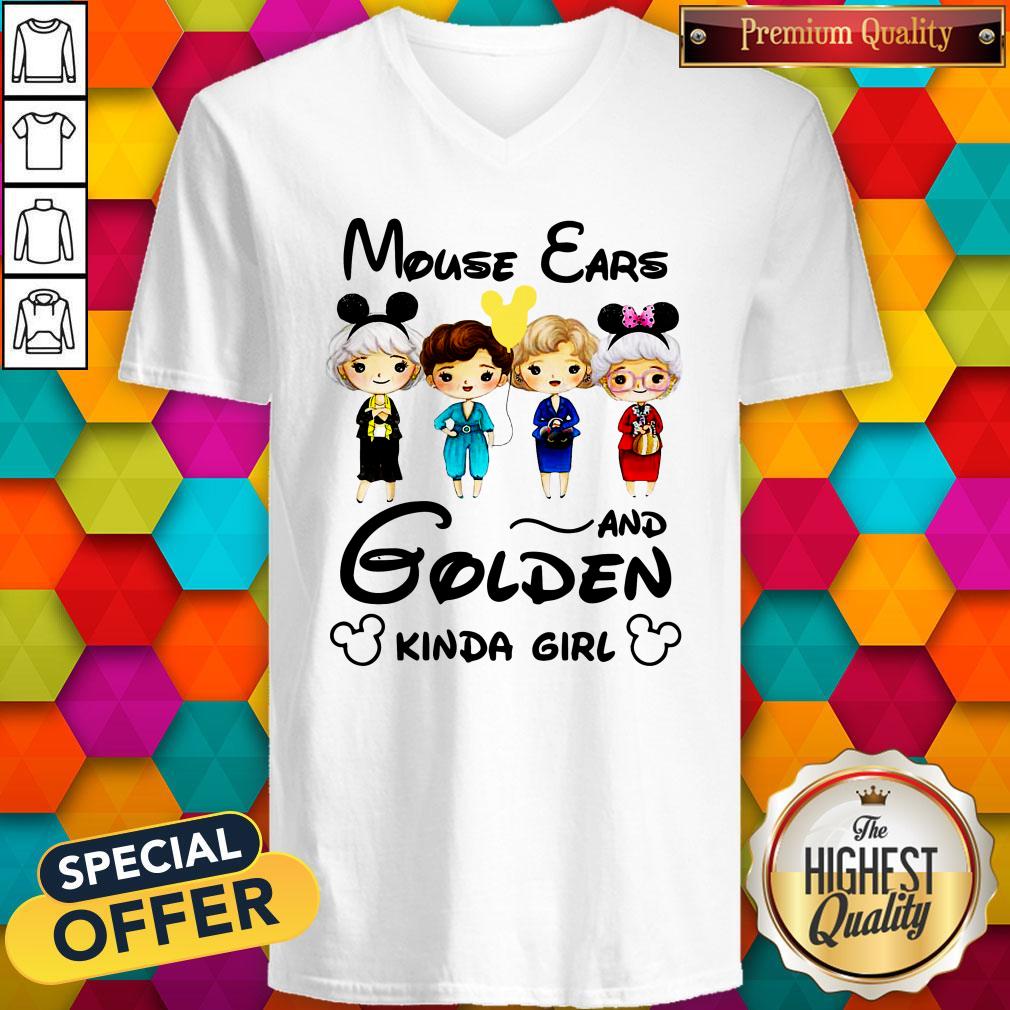Mouse Ears And Golden Kinda Girl Shirt - Image 3