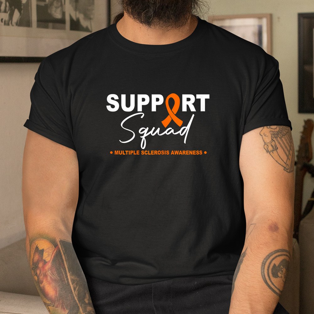 Ms Warrior Ms Support Squad Multiple Sclerosis Awareness Shirt - Image 3