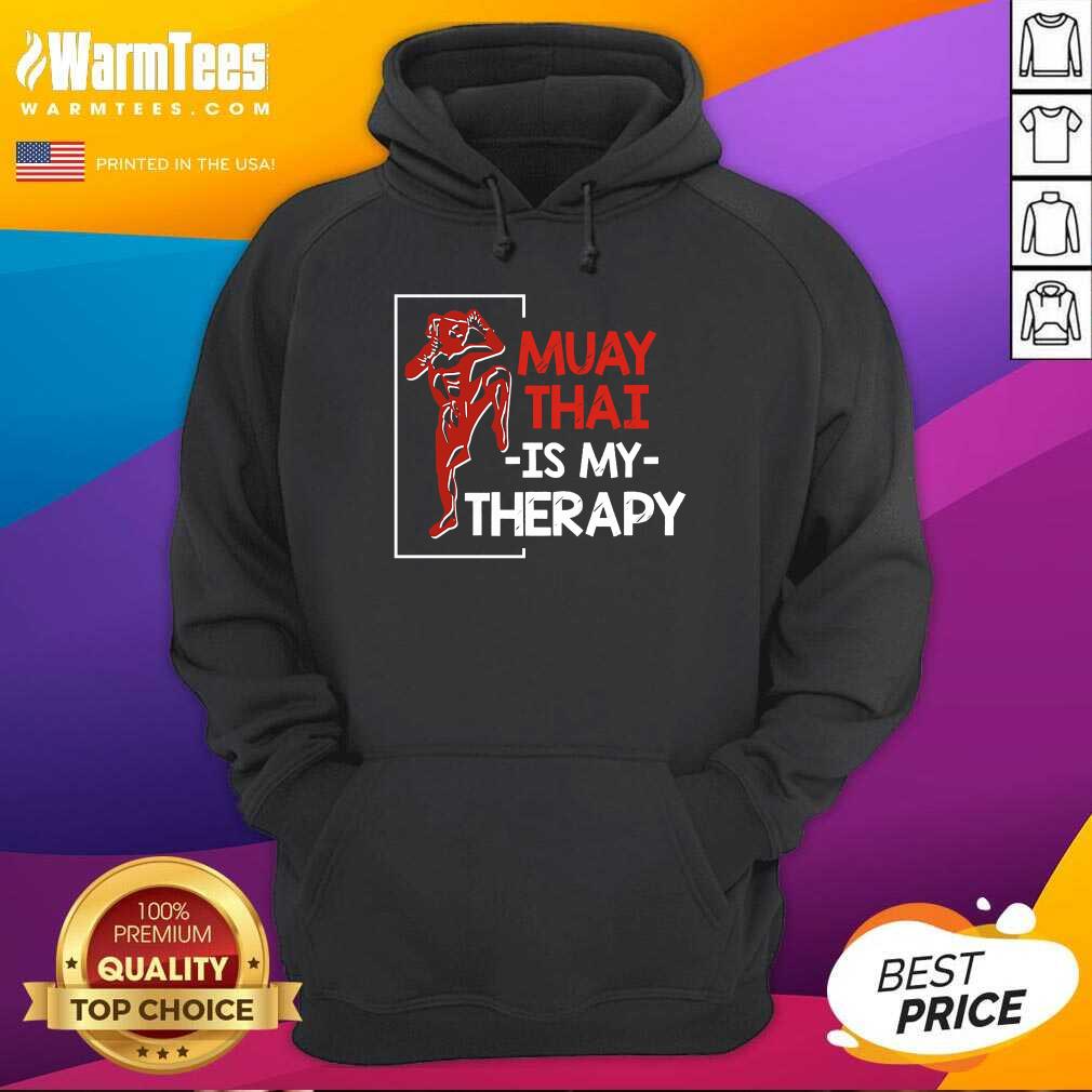 Muay Thai Is My Therapy Shirt - Image 4