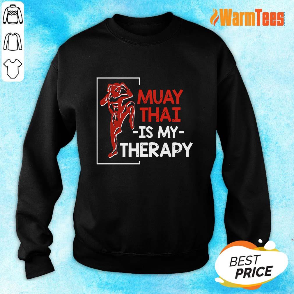 Muay Thai Is My Therapy Shirt - Image 2