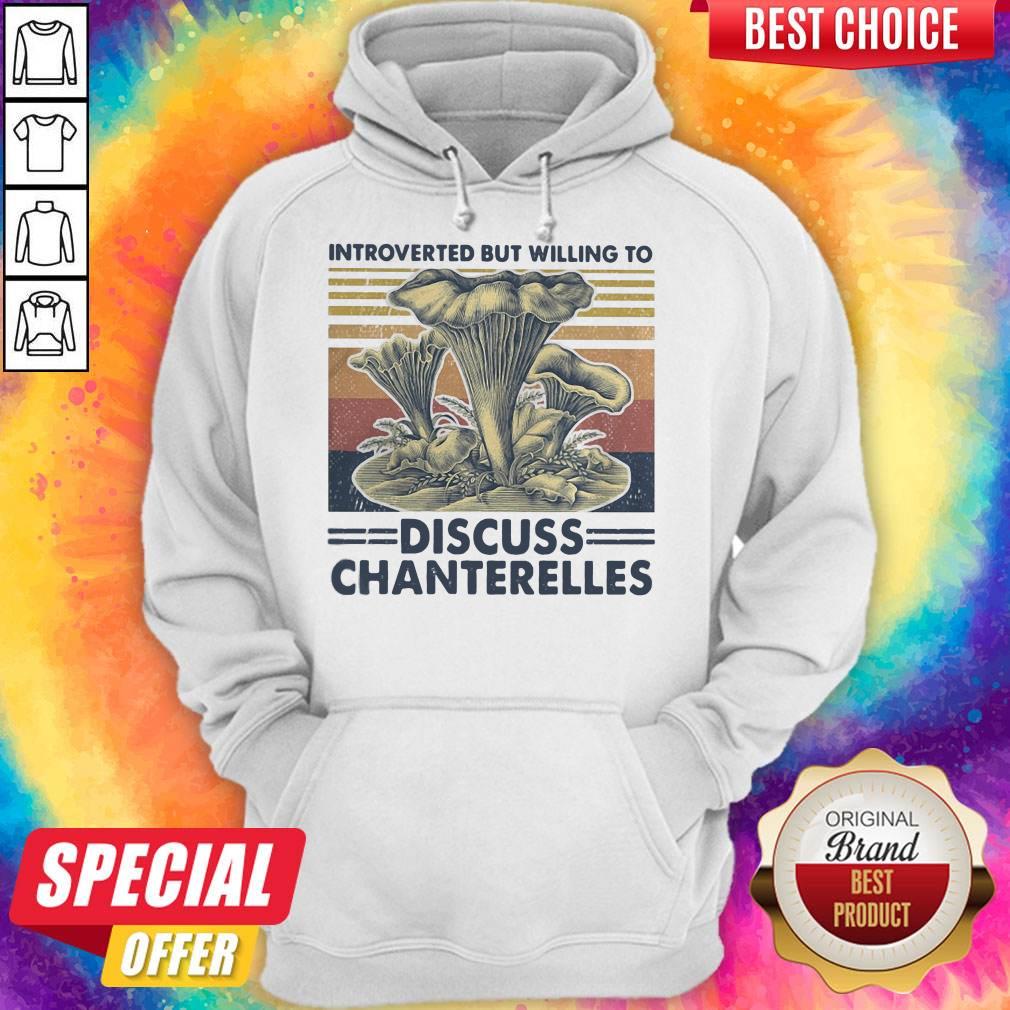 Mushroom Introverted But Willing To Discuss Chanterelles Vintage Retro Shirt - Image 5
