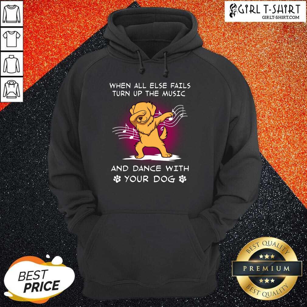 Music And Dance With Your Golden Dog Shirt - Image 3