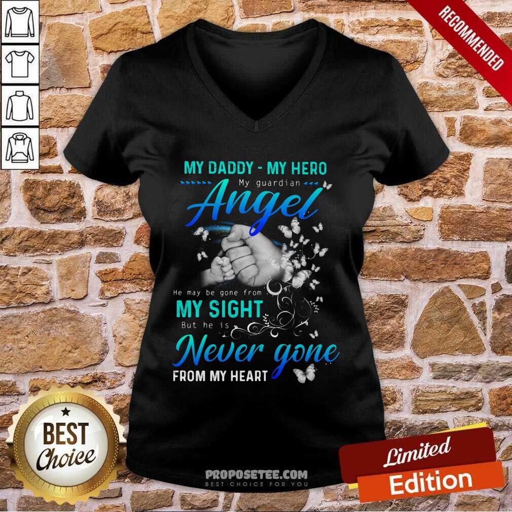 My Daddy My Hero My Guardian Angel Shirt - Image 3