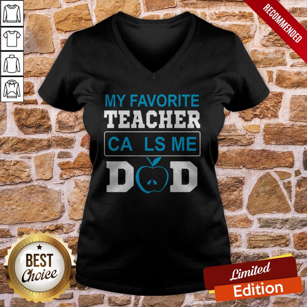 My Favorite Teacher Calls Me Dad 2 TShirt - Image 2