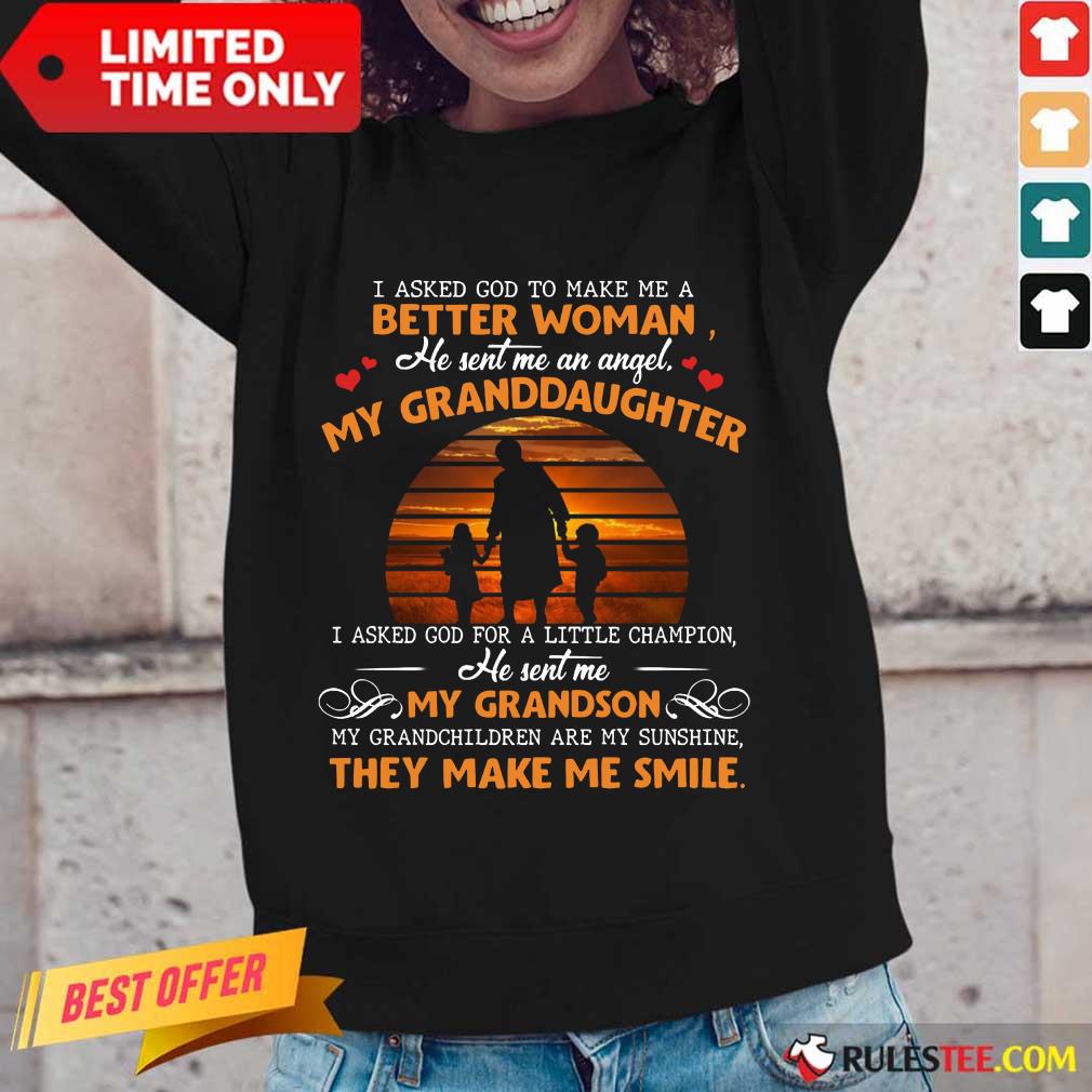 My Granddaughter My Grandson Smile Shirt - Image 2