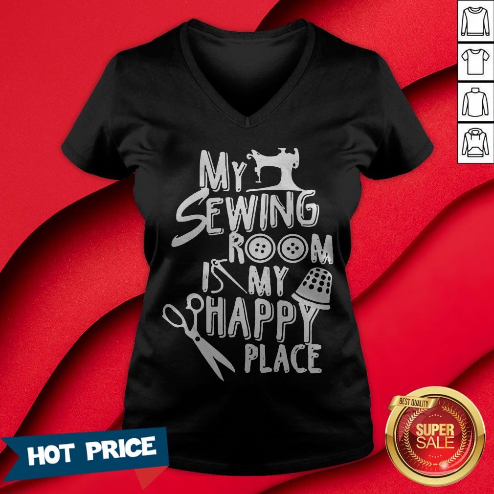 My Sewing Room My Happy Place Shirt - Image 3