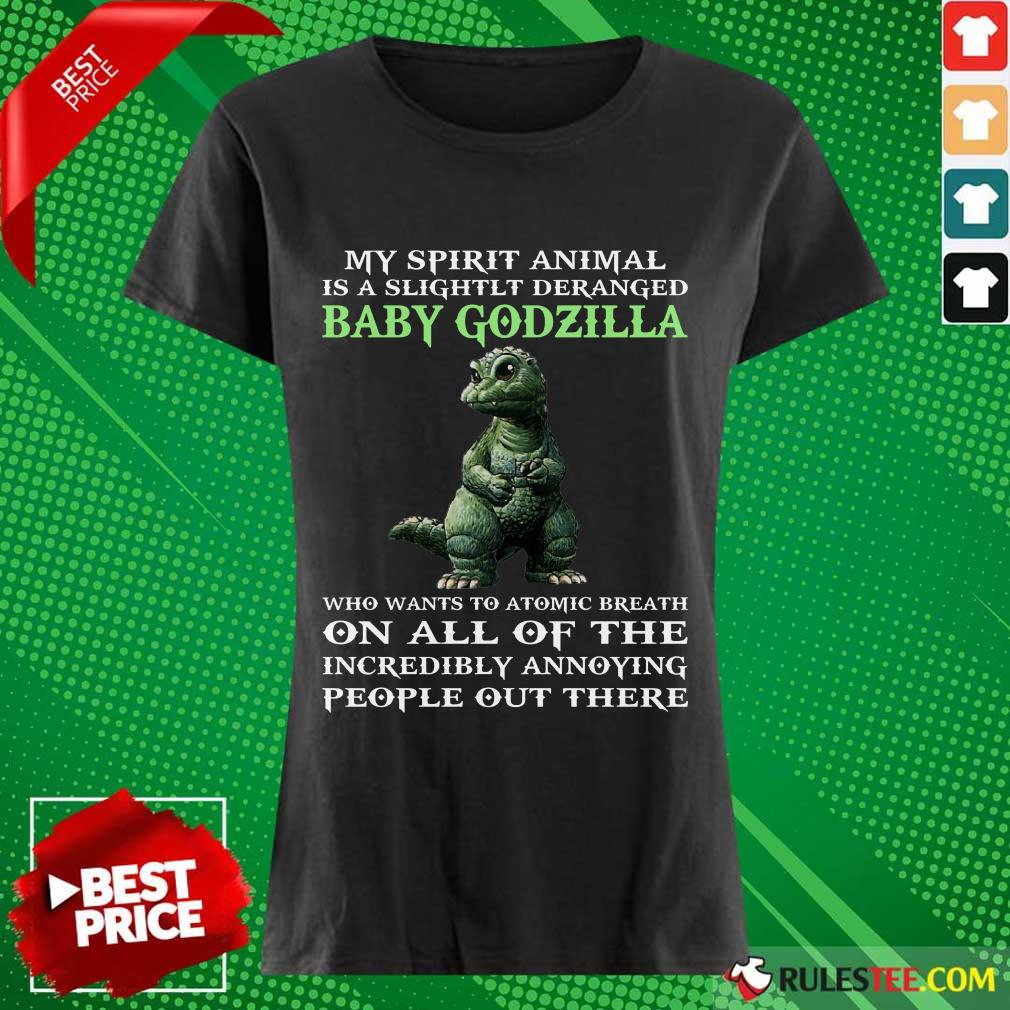 My Spirit Animal Baby Godzilla Shirt - Image 3