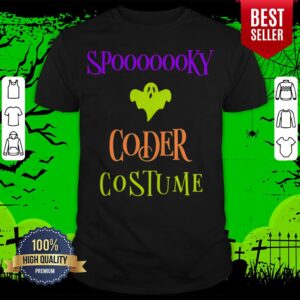My Spooky Coder Costume Humor Halloween Day Shirt
