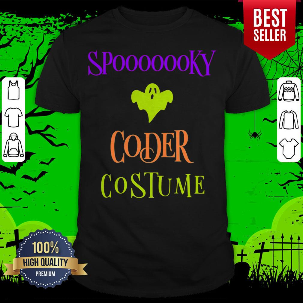 My Spooky Coder Costume Humor Halloween Day Shirt