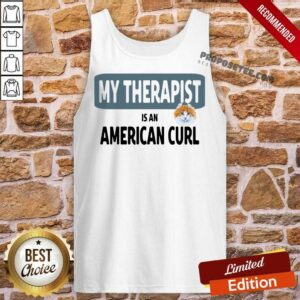 Alternative view of My Therapist In America Curl Shirt