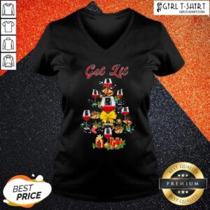 Alternative view of My Wine Tree Get Lit Christmas Shirt