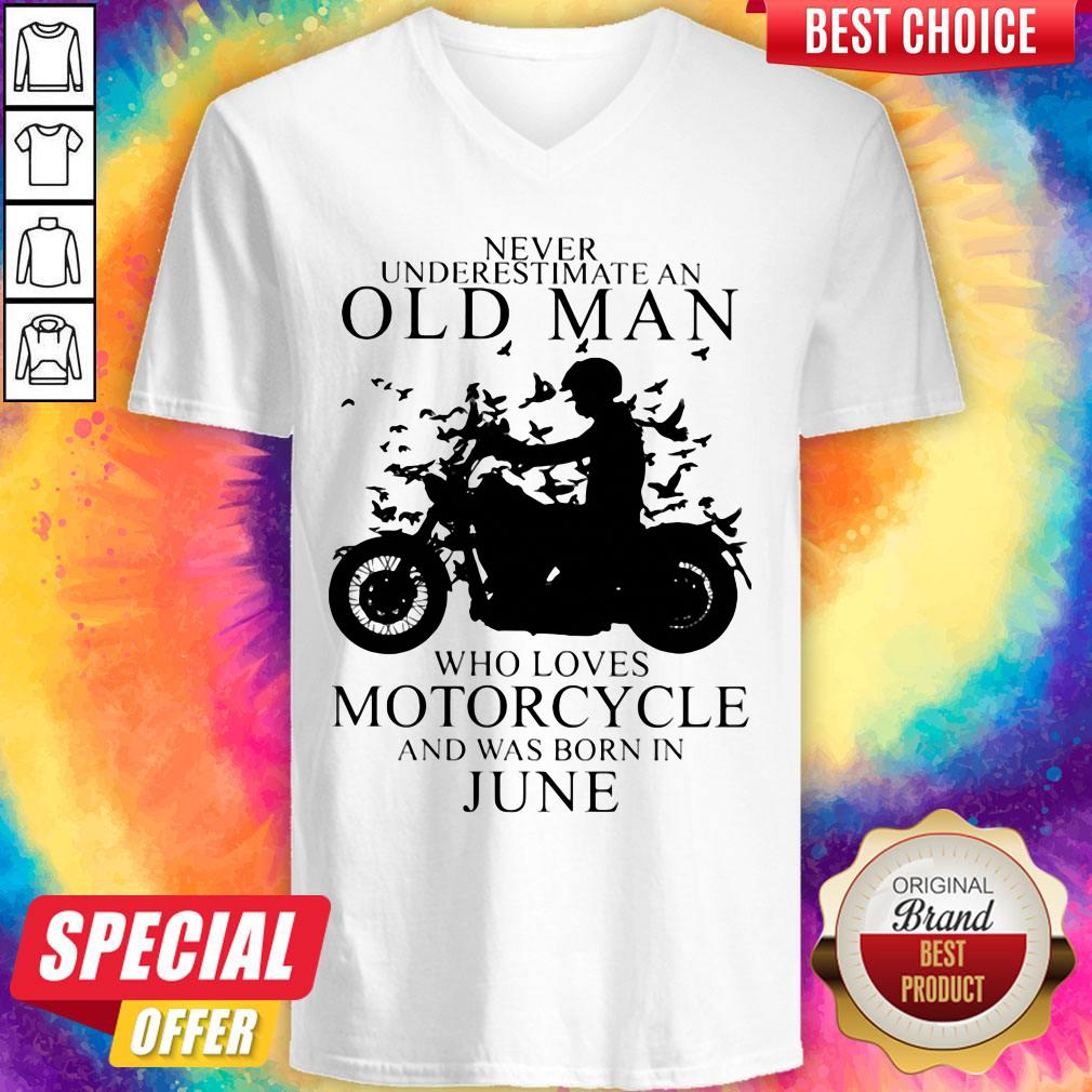 Never Underestimate An Old Man Who Loves Motorcycle And Was Born In June Shirt - Image 4