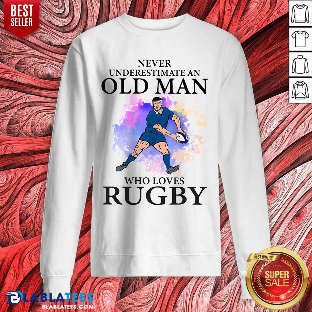 Never Underestimate An Old Man Who Loves Rugby Shirt - Image 4