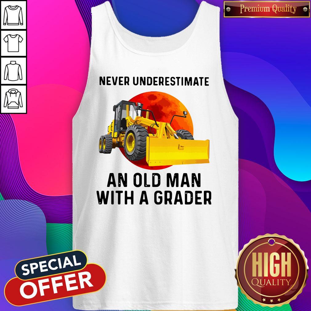 Never Underestimate An Old Man With A Grader Shirt - Image 2