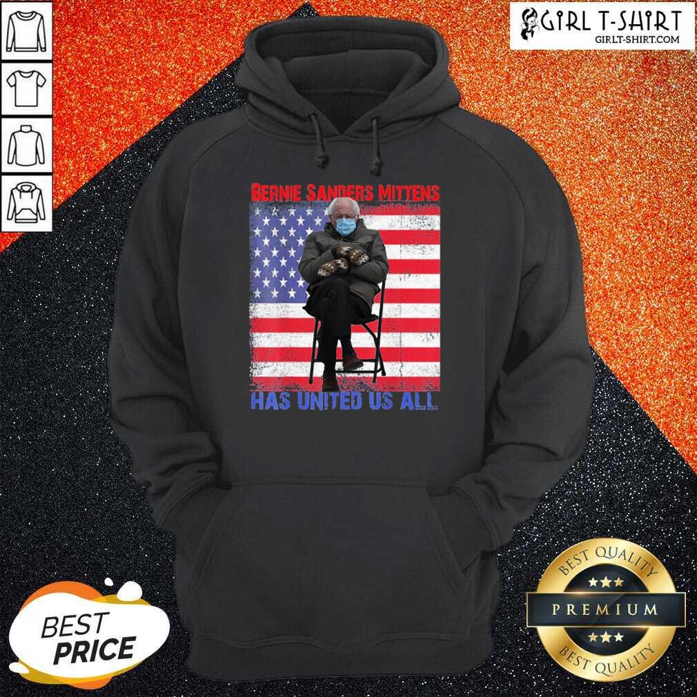 New Bernie Sanders Mittens Sitting Inauguration USA Flag Shirt - Image 5