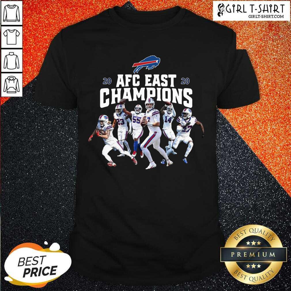 New Buffalo Bills Players 2020 AFC East Champions Shirt