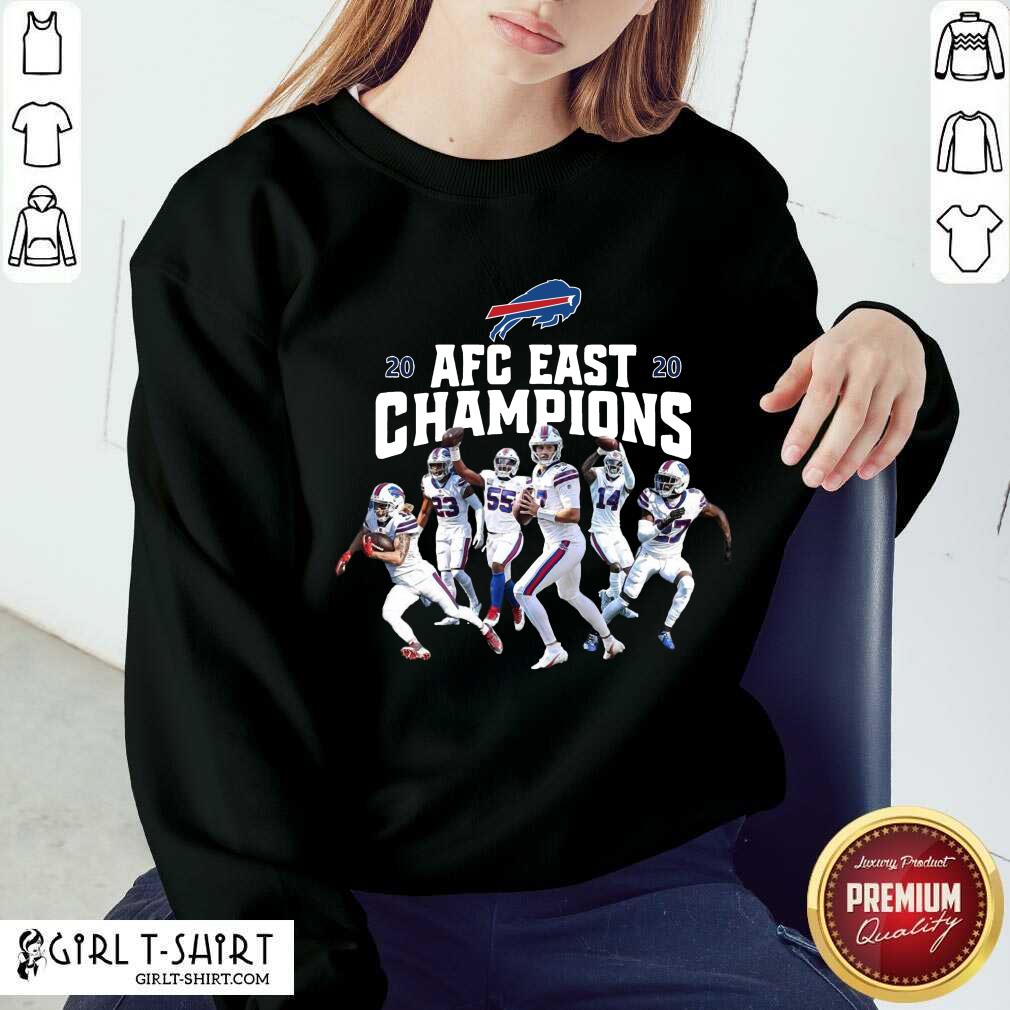 New Buffalo Bills Players 2020 AFC East Champions Shirt - Image 4
