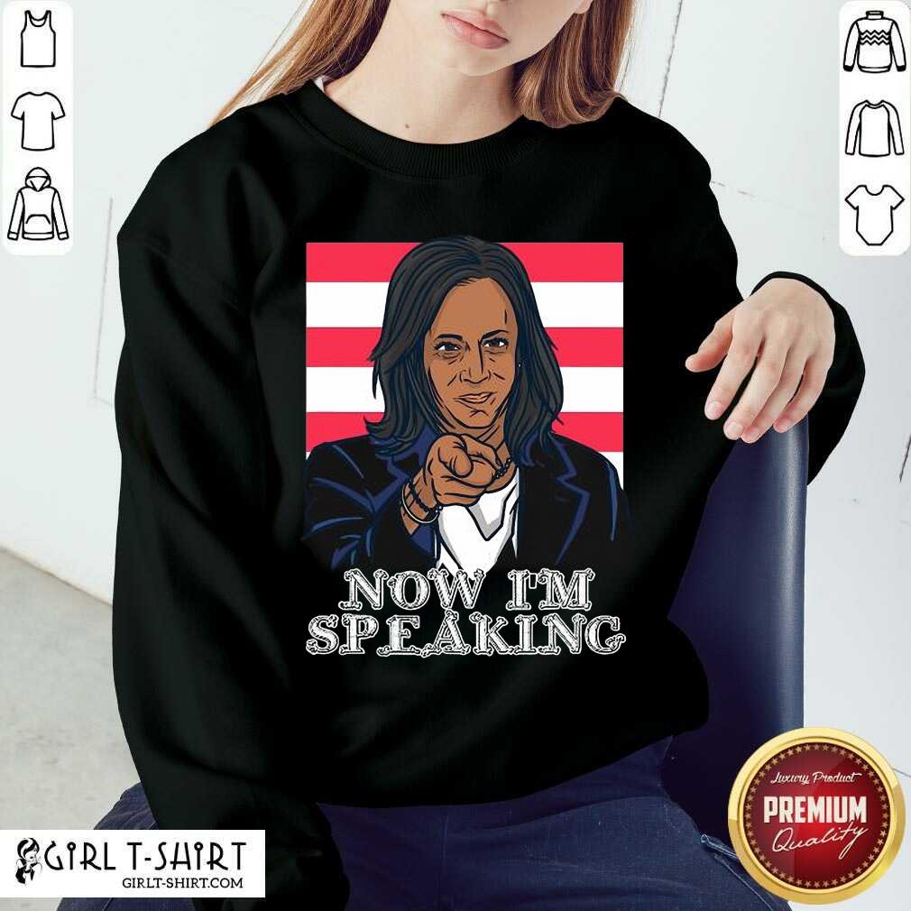 New Now Im Speaking Joe Biden Kamal Harris Shirt - Image 4
