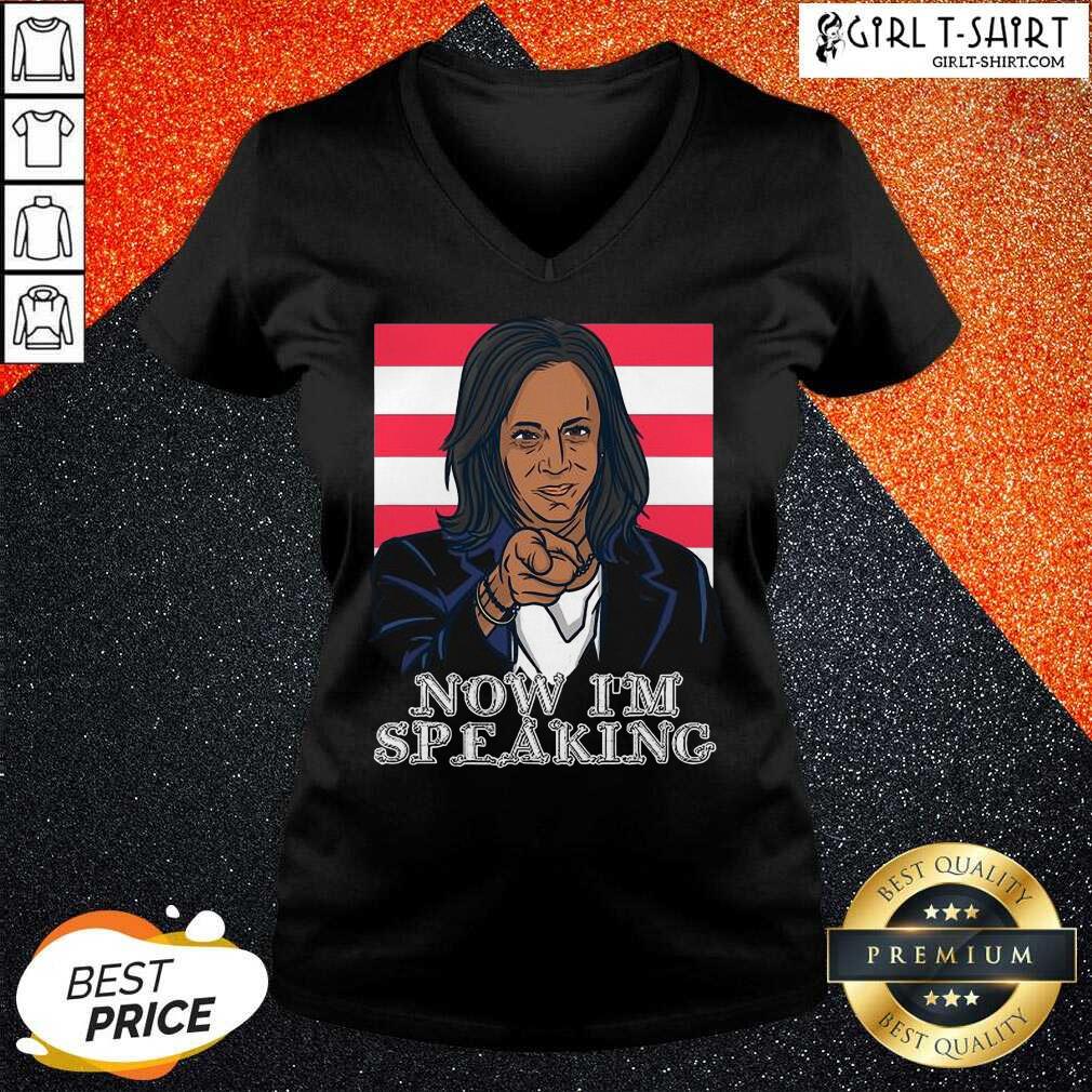 New Now Im Speaking Joe Biden Kamal Harris Shirt - Image 2