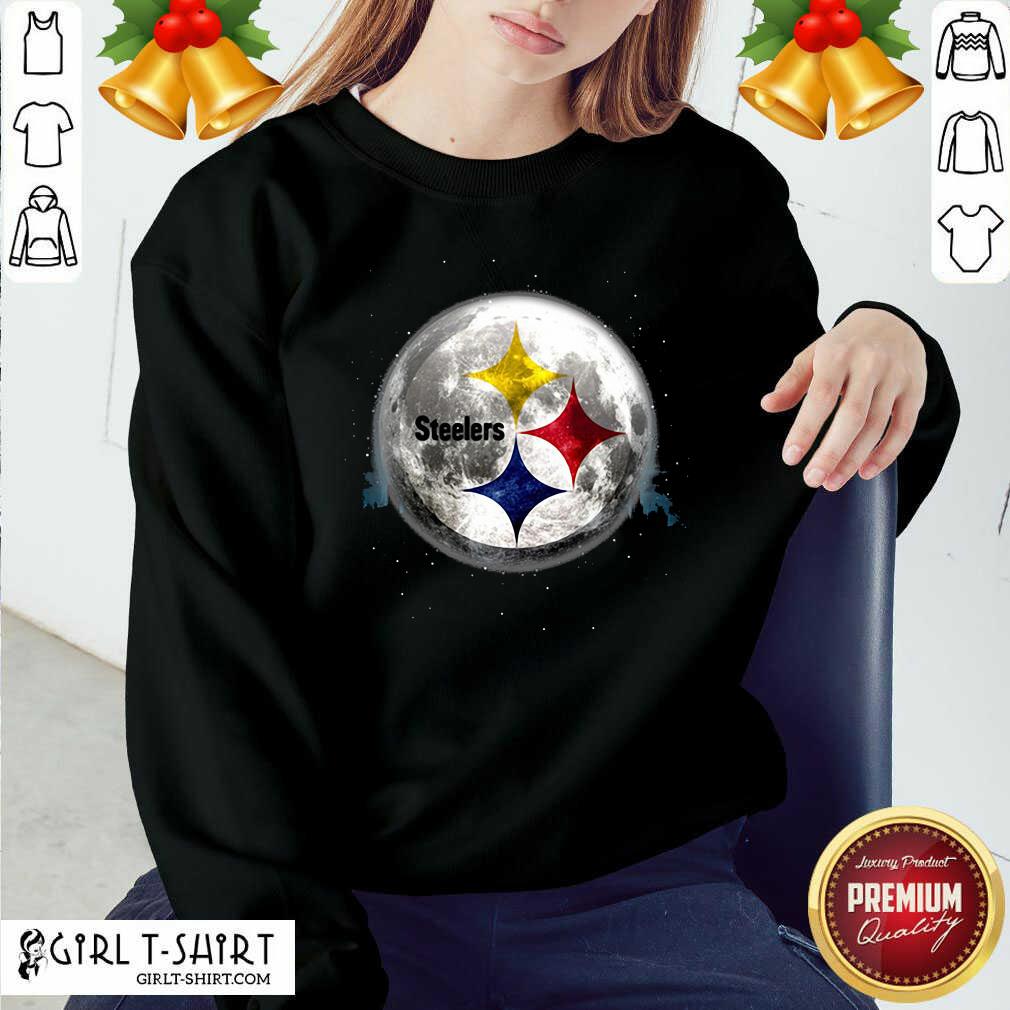 New Pittsburgh Steelers Moon Christmas Shirt - Image 5