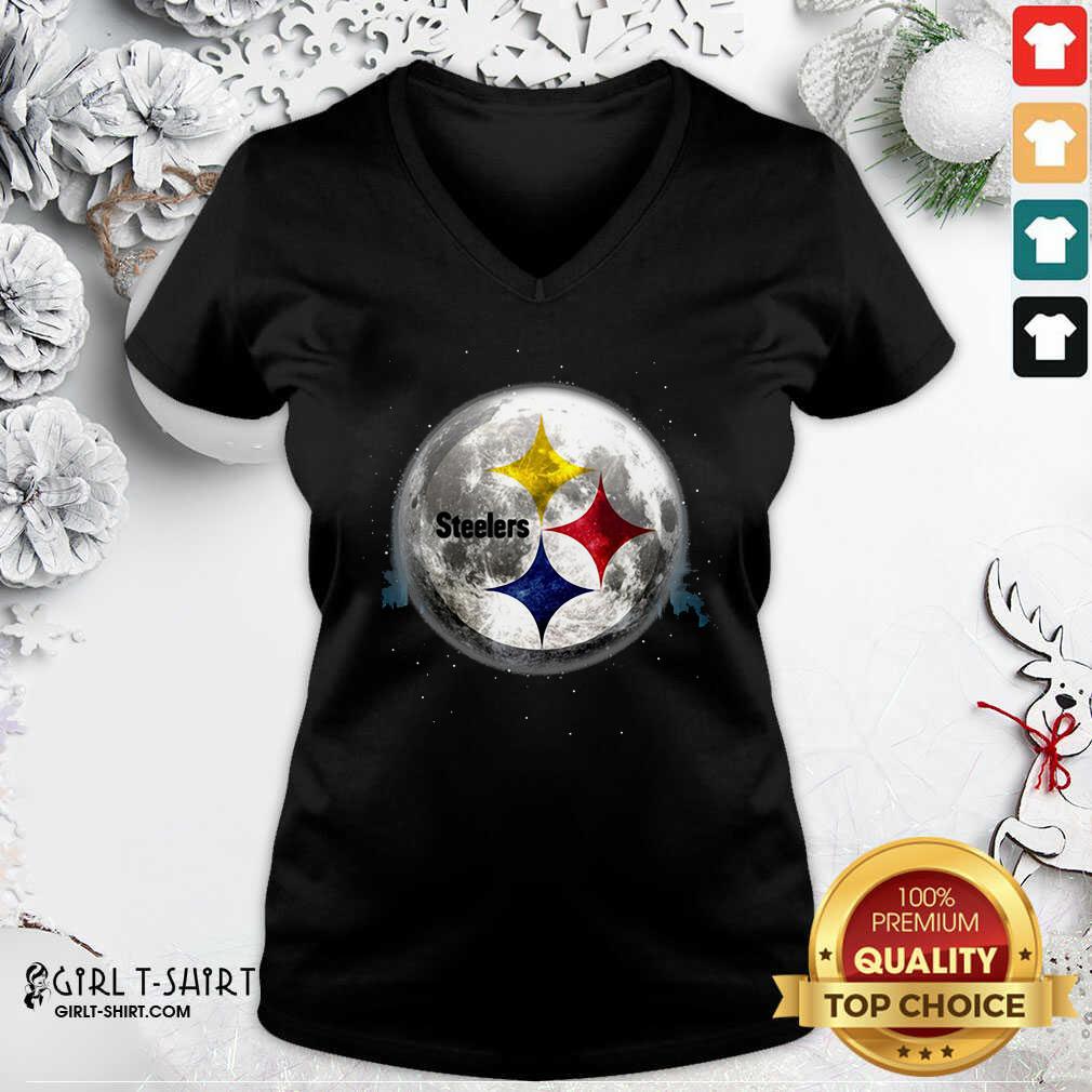 New Pittsburgh Steelers Moon Christmas Shirt - Image 3