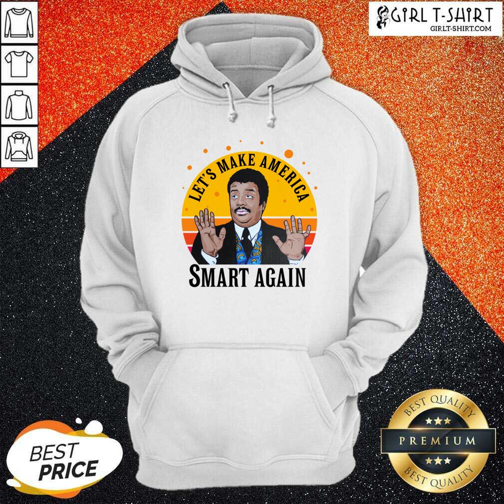 New Tyson Lets Make America Smart Again Vintage Shirt - Image 2