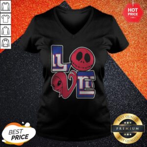 New York Giants Jack Skellington And Sally Love Shirt