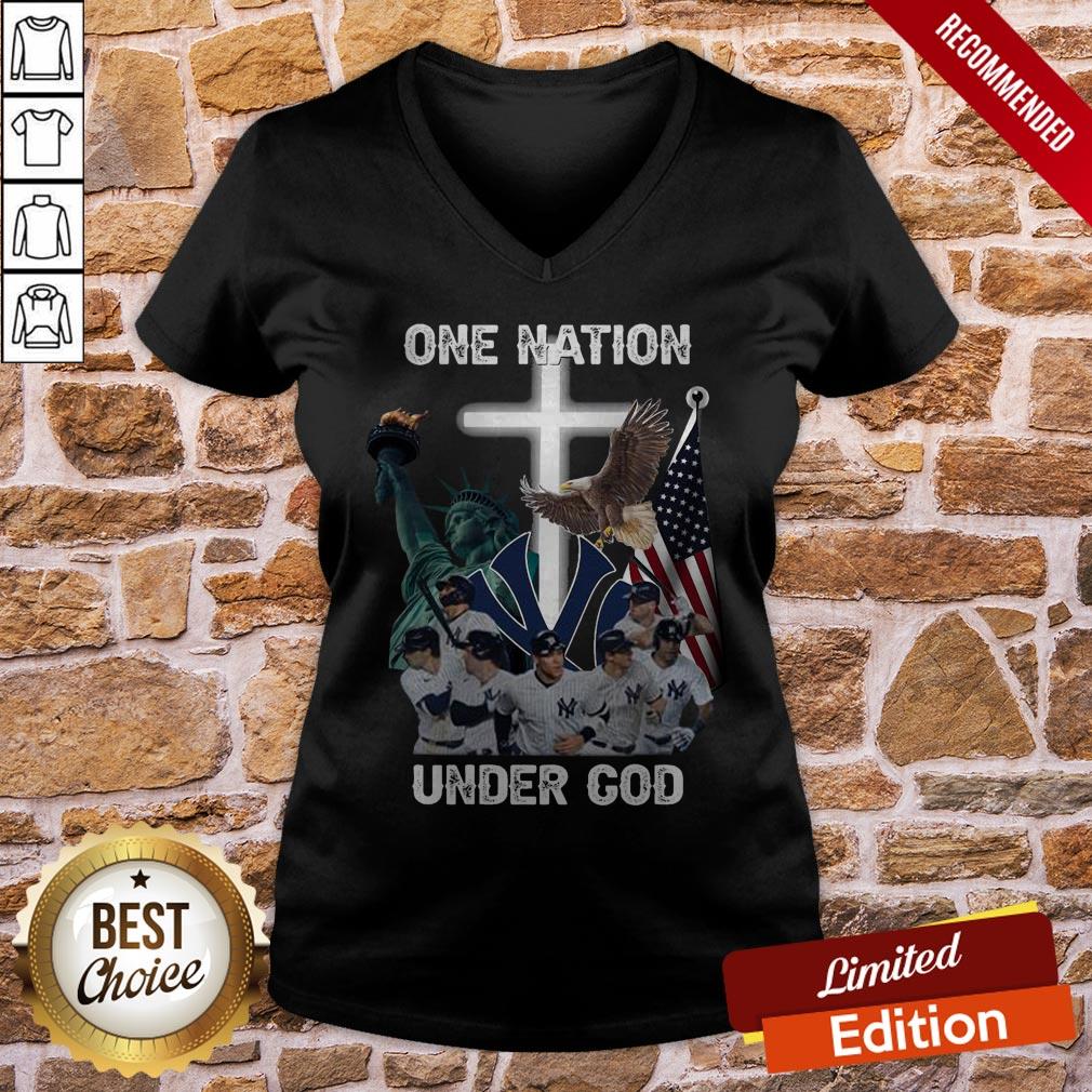 New York Yankees One Nation Under God Shirt - Image 2