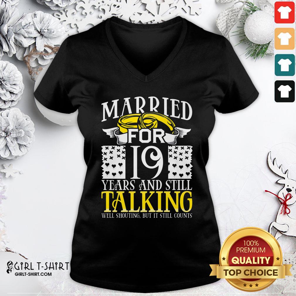 Nice 19th Wedding Anniversary For Wife Her Marriage Shirt - Image 3