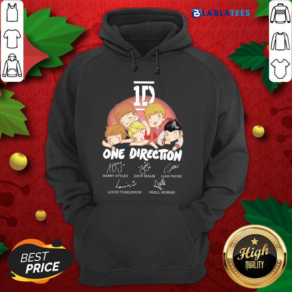 Nice 1D One Direction Chibi Signatures Shirt - Image 2