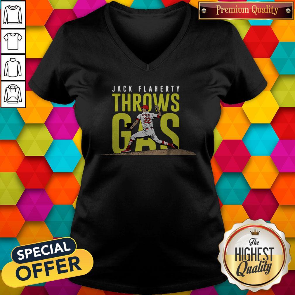 Nice 2020 Jack Flaherty Throws Gas Shirt - Image 3