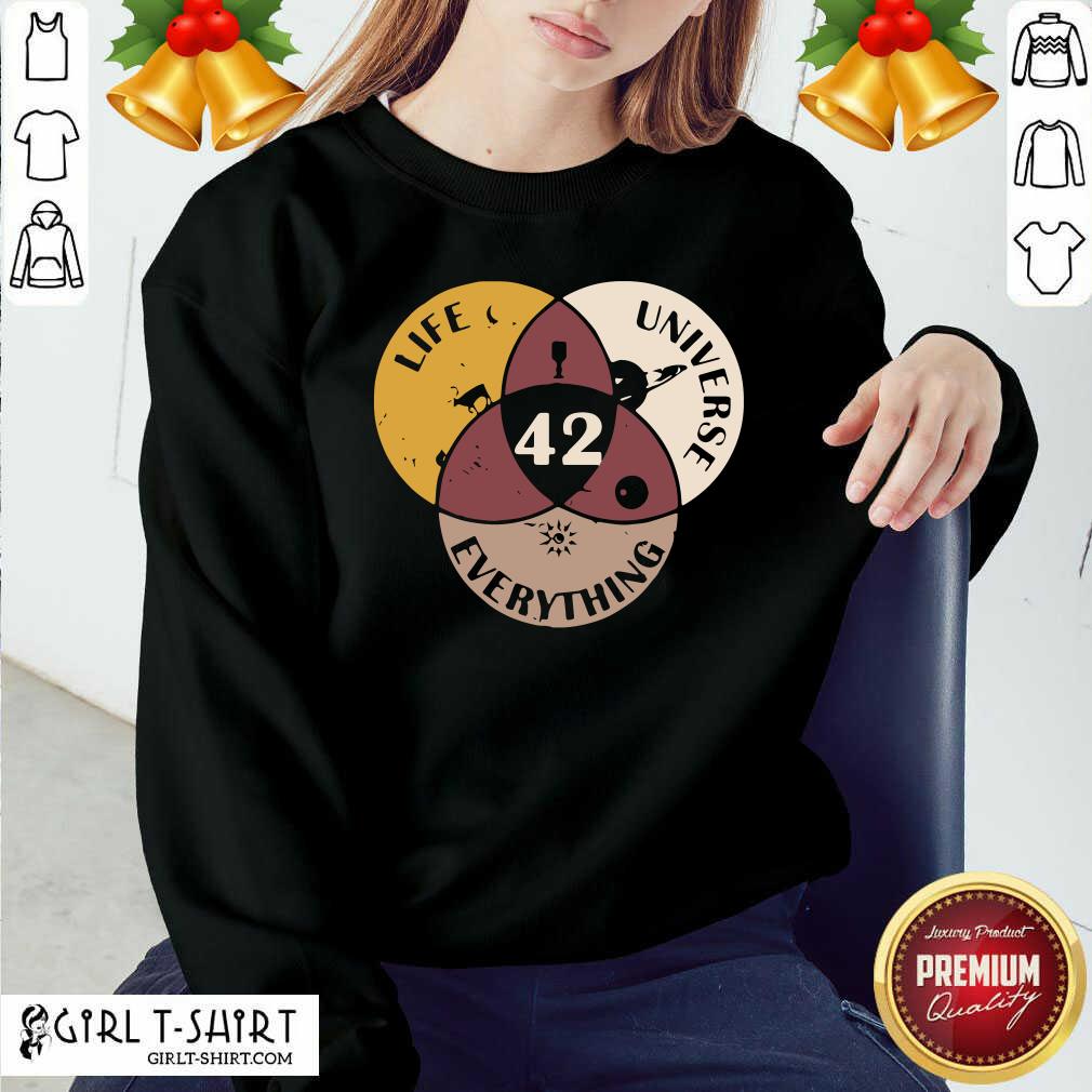 Nice 42 The Answer To Life Universe And Everything Shirt - Image 4