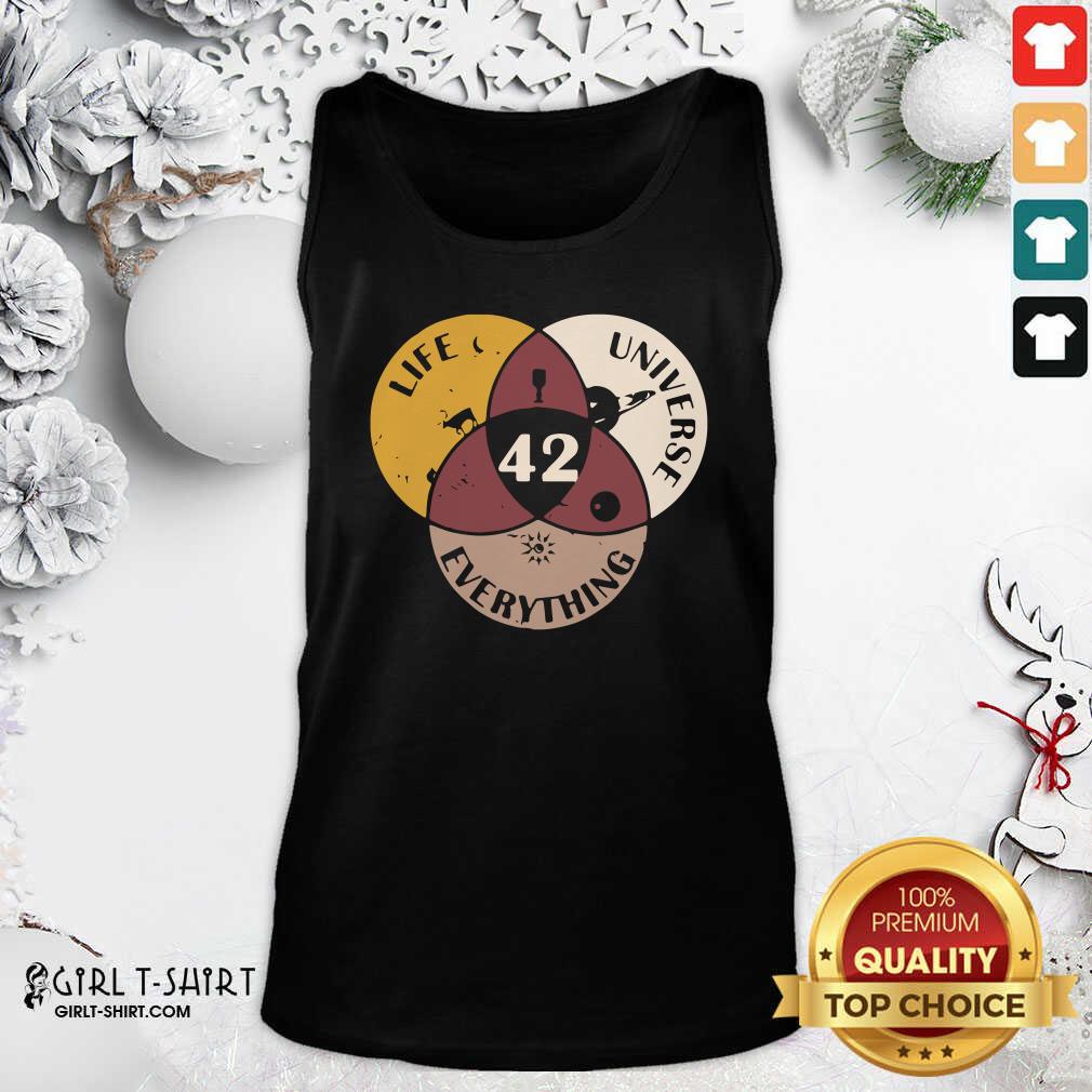 Nice 42 The Answer To Life Universe And Everything Shirt - Image 3