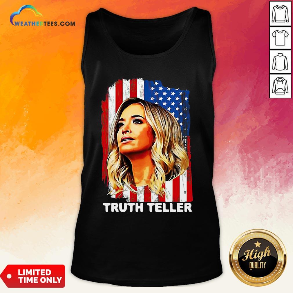Nice American Flag Kayleigh Mcenany Truth Teller Funny Shirt - Image 3