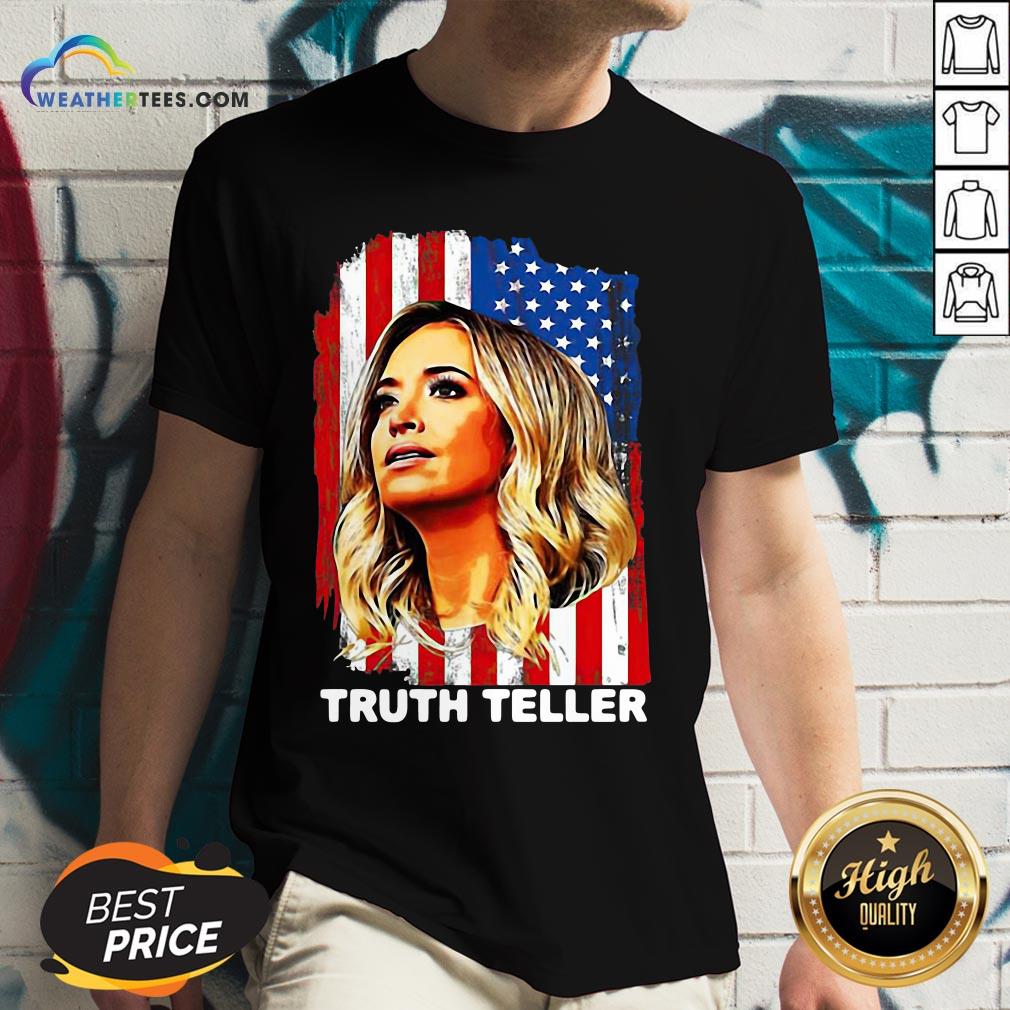Nice American Flag Kayleigh Mcenany Truth Teller Funny Shirt - Image 2