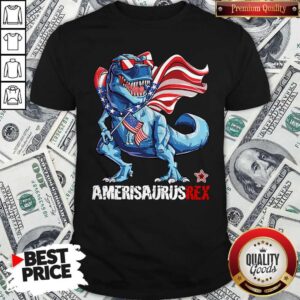 Nice Amerisaurus Rex Happy Independence Day Shirt