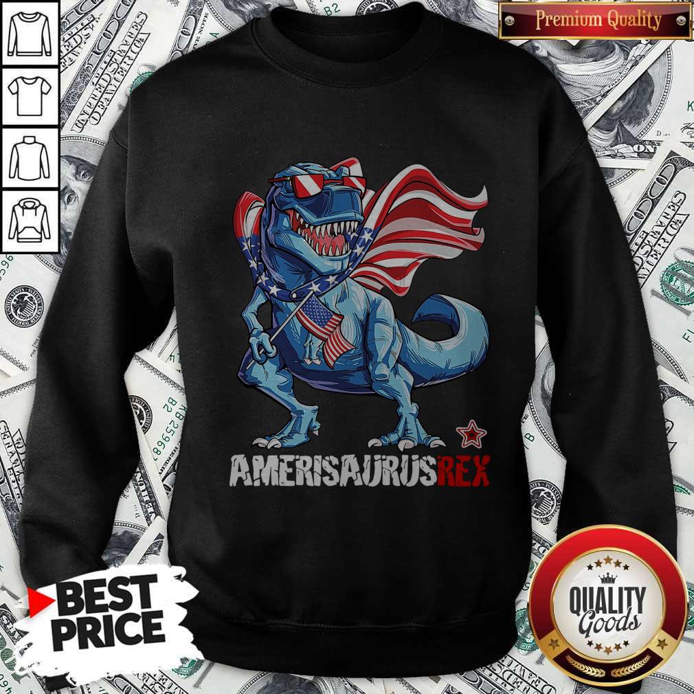 Nice Amerisaurus Rex Happy Independence Day Shirt - Image 5