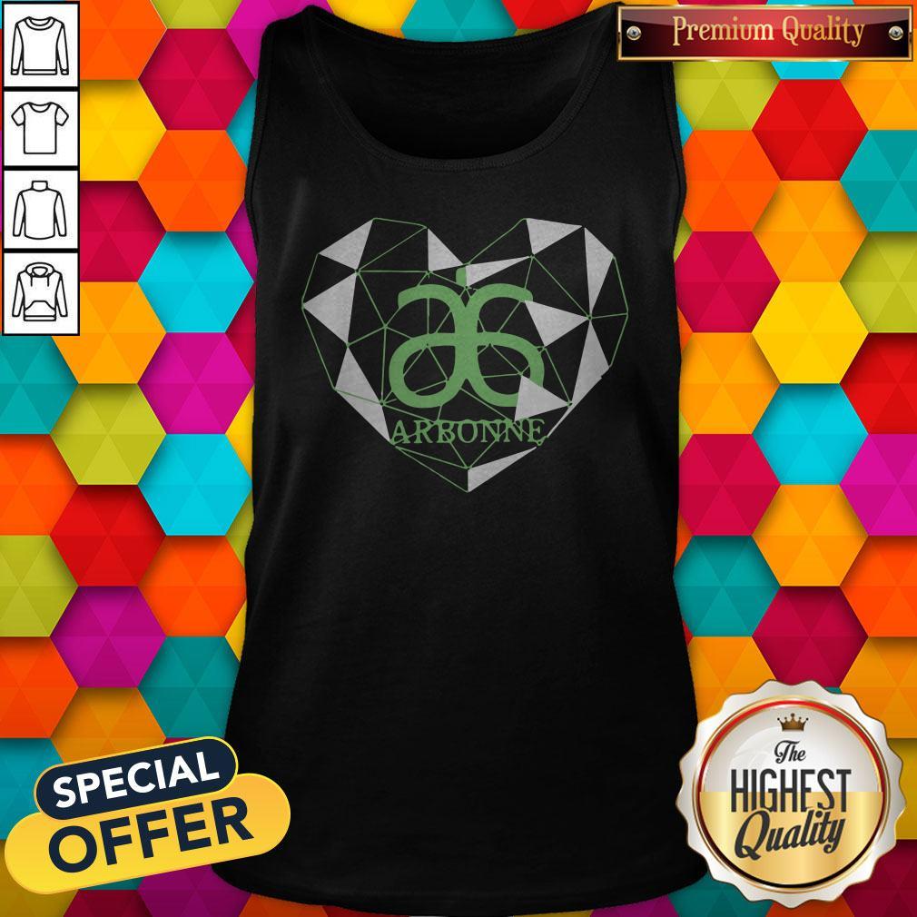 Nice Arbonne Logo Heart Diamond Shirt - Image 4