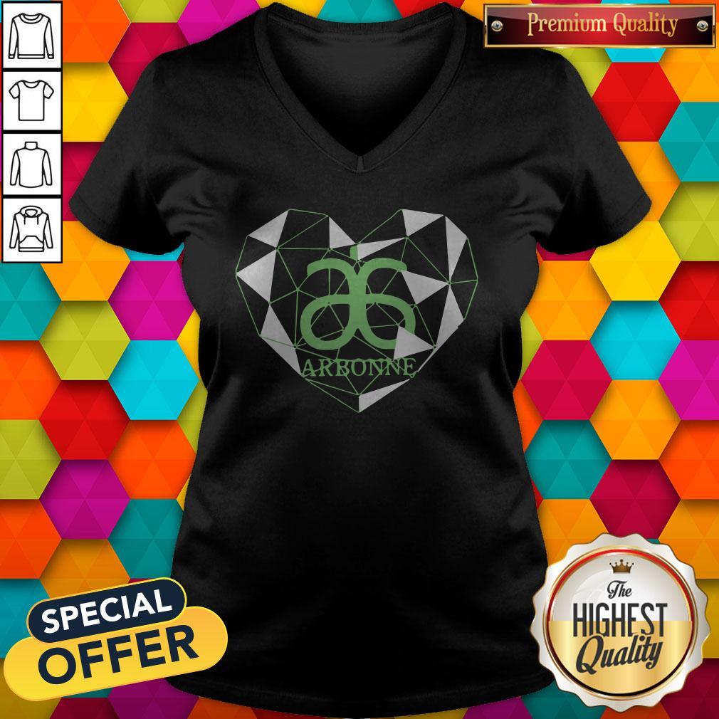 Nice Arbonne Logo Heart Diamond Shirt - Image 3