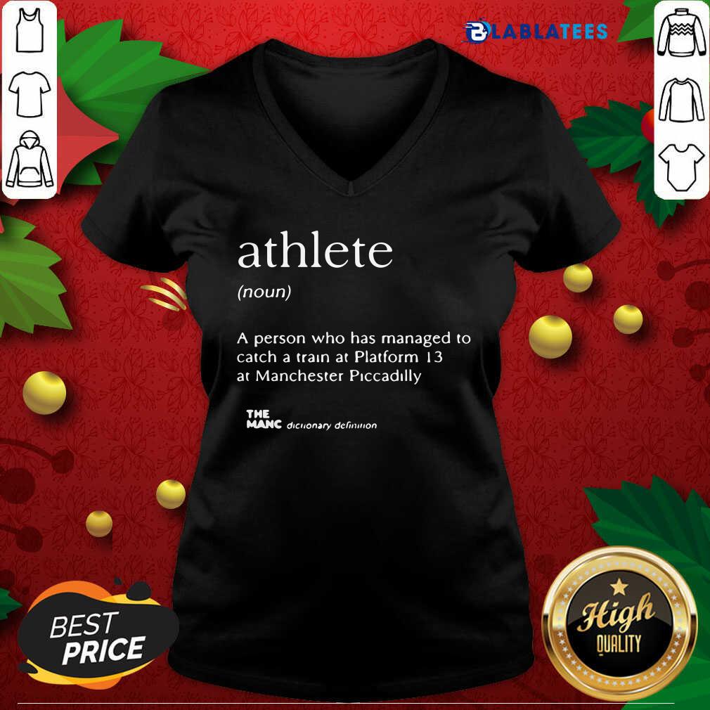 Nice Athlete A Person Who Has Manage Catch A Train At Platform 13 At Manchester Piccadilly Shirt - Image 5