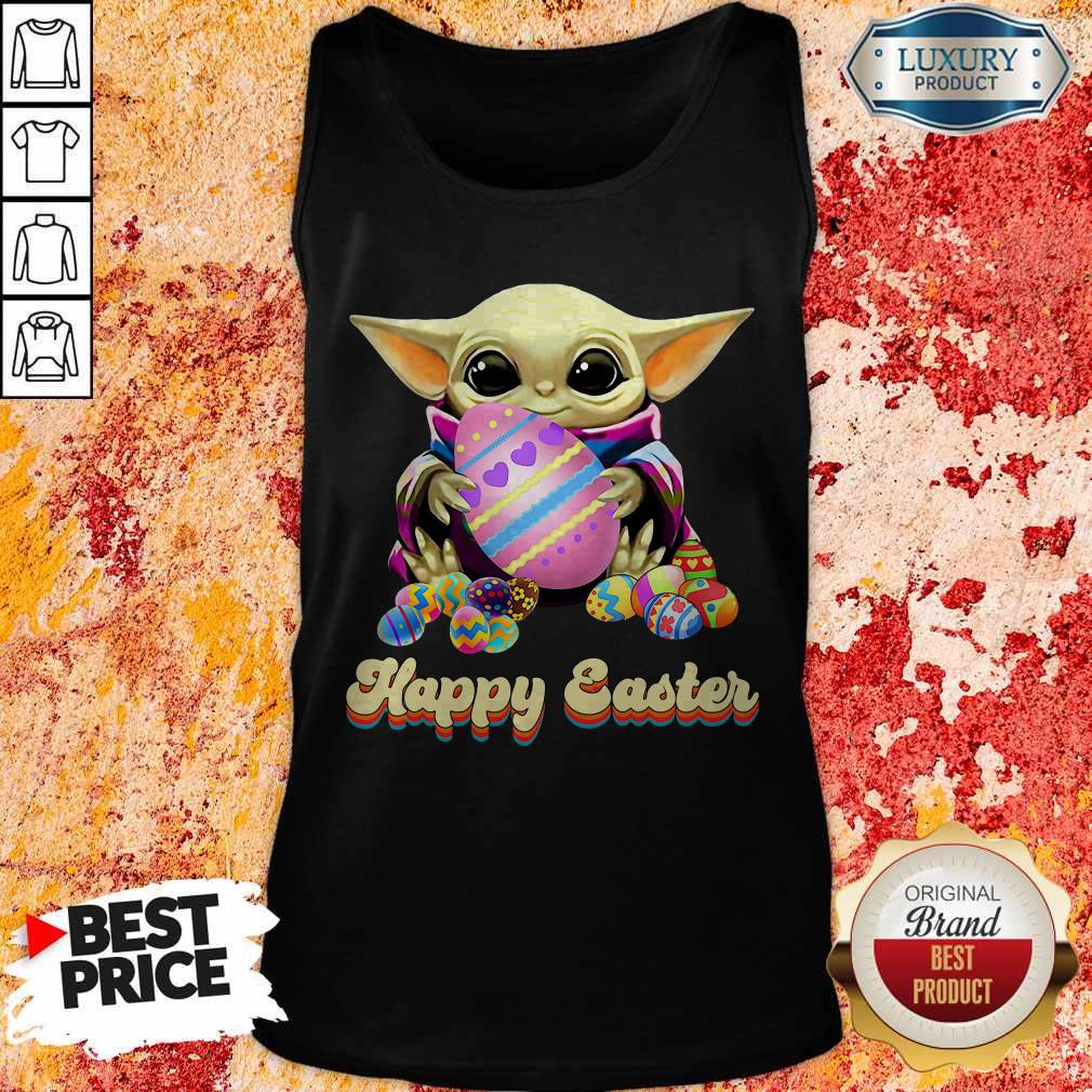 Nice Baby Yoda Hug Easter Egg Happy Easter Shirt - Image 4