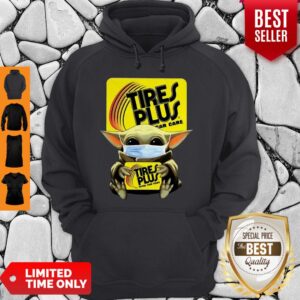 Alternative view of Nice Baby Yoda Mask Tires Plus Coronavirus Shirt