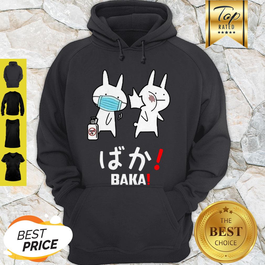 Nice Baka Rabbit Japanese Coronavirus Shirt - Image 4