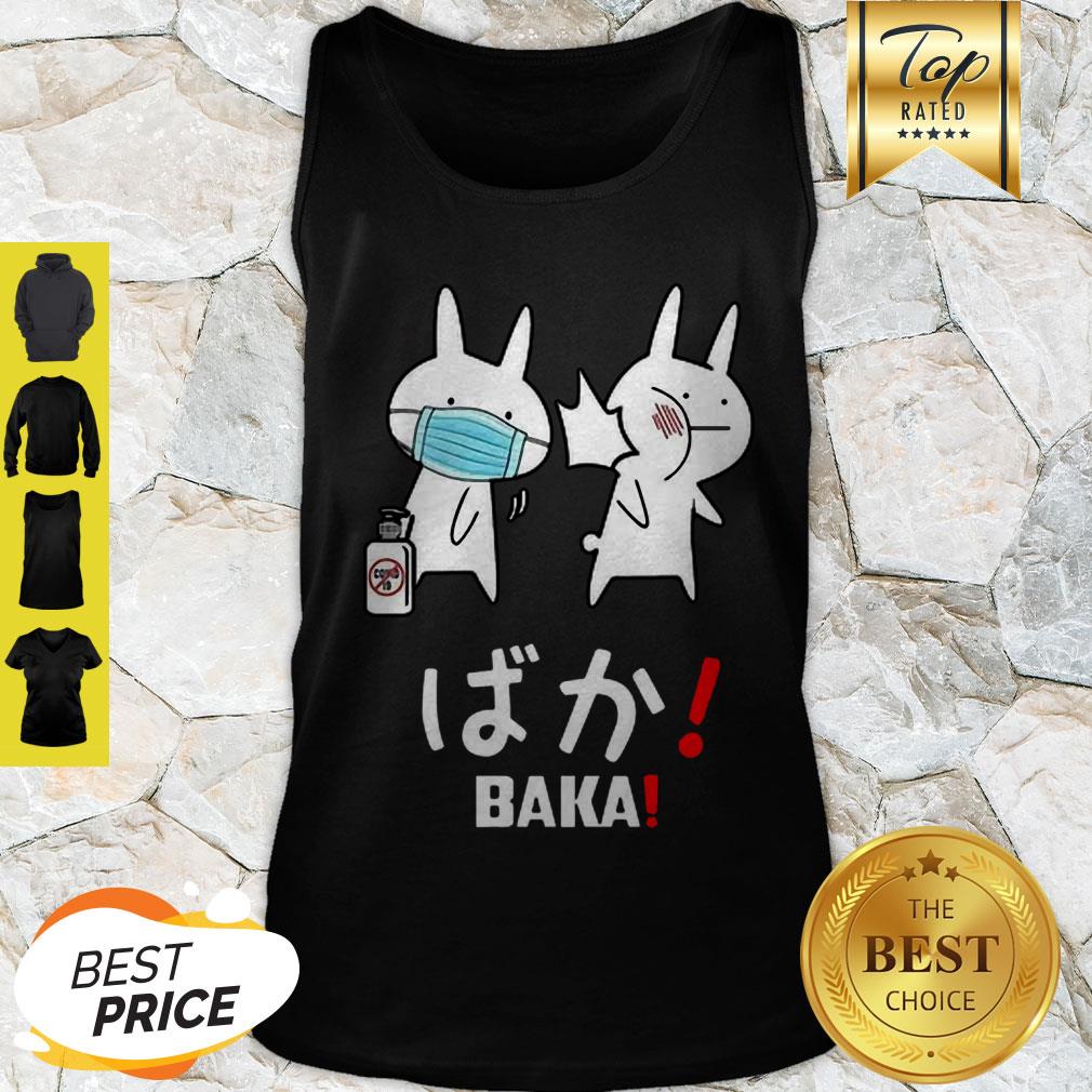 Nice Baka Rabbit Japanese Coronavirus Shirt - Image 2