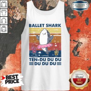 Alternative view of Nice Ballet Shark Ten Du Du Du Du Du Du Vintage Shirt